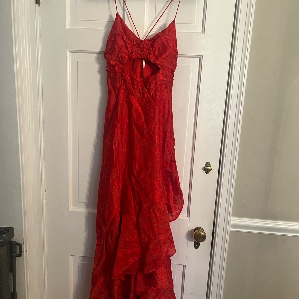 Free people red dress